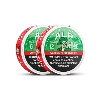 Alp Drifters Nicotine Pouches Watermelon Kiwi Ice