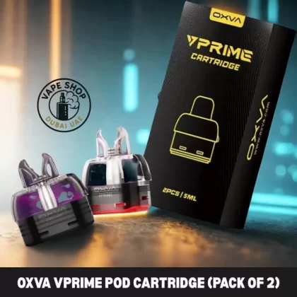 OXVA VPrime Pod Cartridge (Pack of 2) In UAE, DUBAI - 0.2 Ω DTL (45–60W), 0.4 Ω RDTL (28–38W)