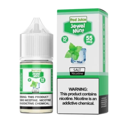 Pod Juice Jewel Mint TF 30ml Nic Salt Vape Juice - Vape Product, Vape Product