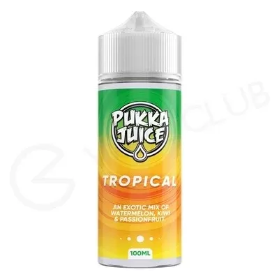 Tropical Shortfill E-Liquid by Pukka Juice 100ml