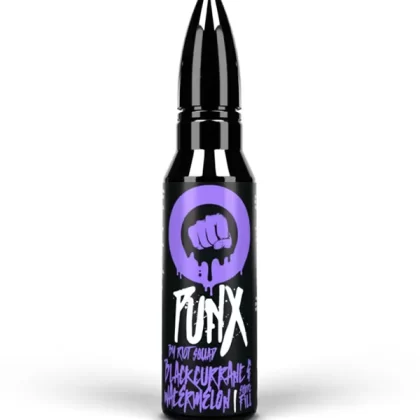 Riot Squad PUNX Blackcurrant Watermelon E-Liquid 60ml - 3mg (1 x Nic Shot)