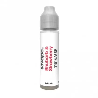 Rhubarb & Strawberry Shortfill E-Liquid by 88vape (50ml) - 0mg