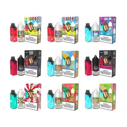 Collab Bundle – Uwell V6 Disposable Device + Daddy’s Vapor 30mL Juice - CLR: Blue/ FLV: Sour Watermelon Strawberry 50MG