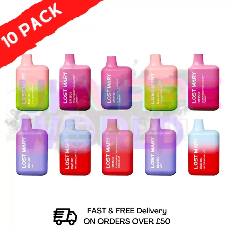 Box of 10 – LOST MARY 3500PUFF (NEW)