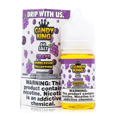 Grape Candy King Bubblegum Series Salts E-Liquid 30mL