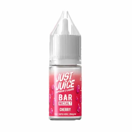 Just Juice Bar Cherry Nic Salt Vape Juice- 10 Pack - Strength