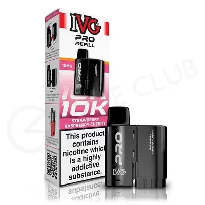 Strawberry Raspberry Cherry IVG Pro 12 Refill Pack - Ecigpremium