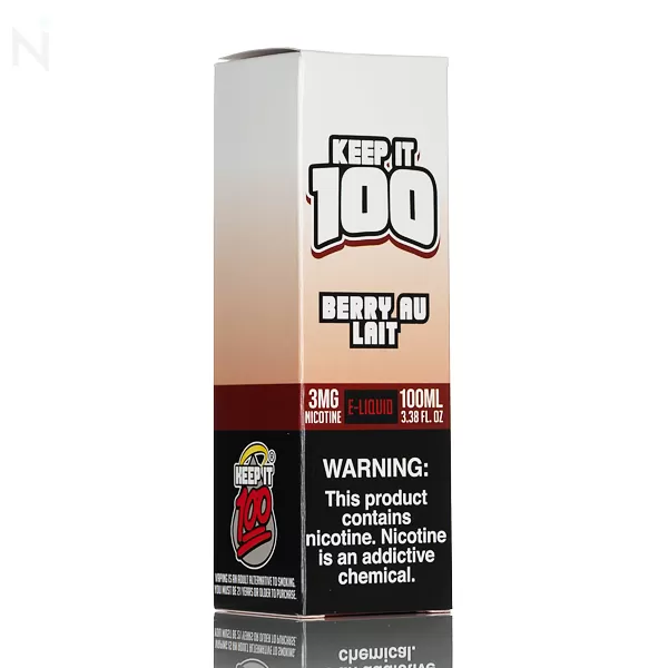 Keep It 100 - Berry Au Lait - 100mL - Image 3