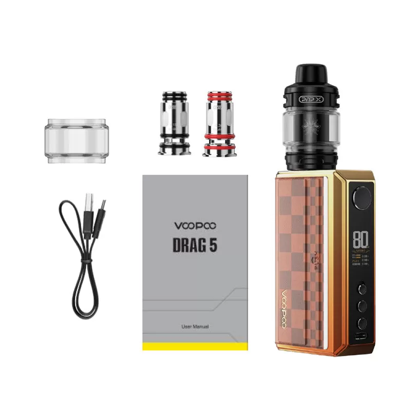 Voopoo Drag 5 177W Box Mod Kit - Gradient Blue - Image 3