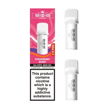 Strawberry Burst SKE 600 Pro Pods - Ecigwizard