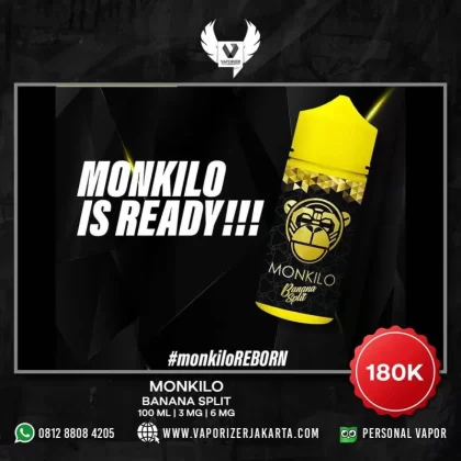 MONKILO BANANA SPLIT 100 ML - 3 mg / 6 mg / 100 ml