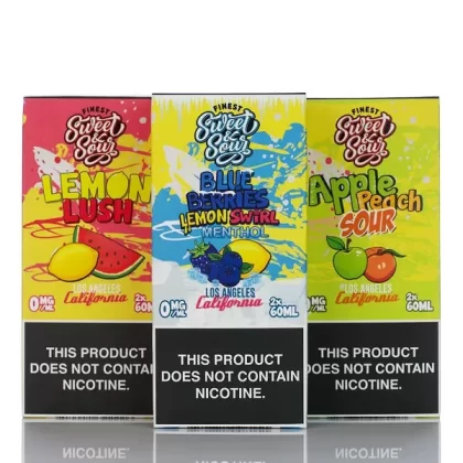 The Finest E-Liquid Sweet & Sour - No Nicotine Vape Juice - 120ml (DISCONTINUED) - Strawberry Chew