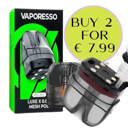 Vaporesso LUXE X Replacement Pod (2 Pieces Per Pack)