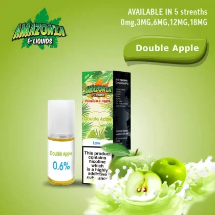 Double Apple 50/50 E-Liquid 10ml By Amazonia