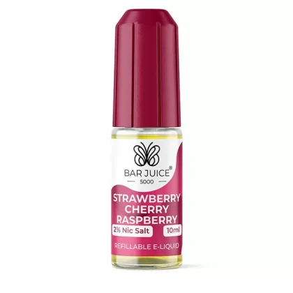 Bar Juice 5000 Strawberry Cherry Raspberry Nic Salt E-Liquid - 10mg