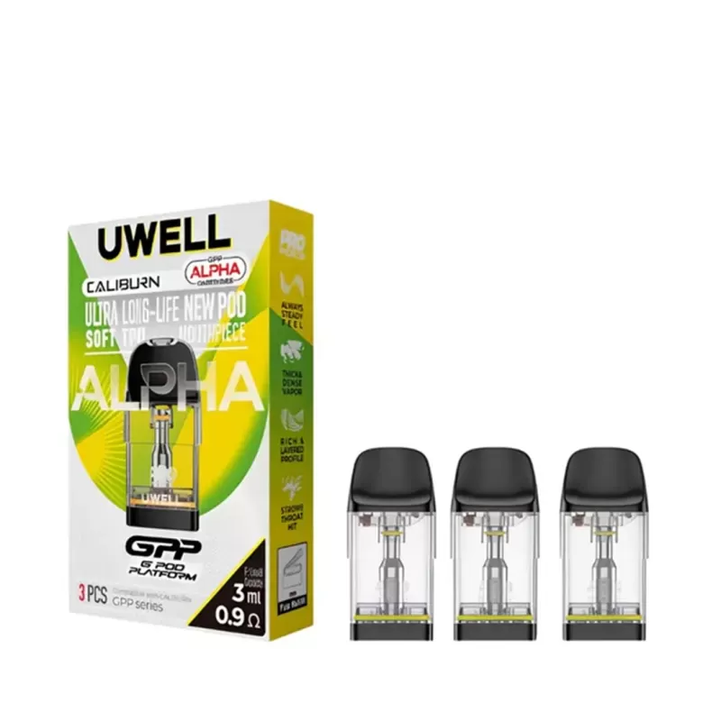 Uwell GPP Alpha Replacement Pod Cartridge (4pcs/pack) - Image 3