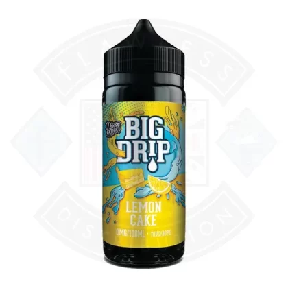 Doozy Vape – Big Drip Lemon Cake 0mg 100ml Shortfill