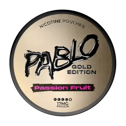 Passionfruit Pablo Gold Edition Nicotine Pouches - 17mg - Vape Product (525C82)