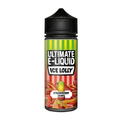STRAWBERRY KIWI E LIQUID BY ULTIMATE E-LIQUID – ICE LOLLY 100ML 70VG
