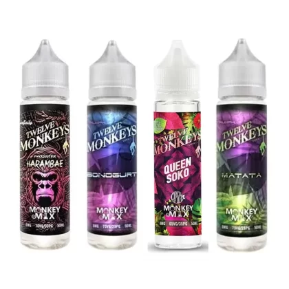 Twelve Monkeys 50ml Shortfill Eliquids