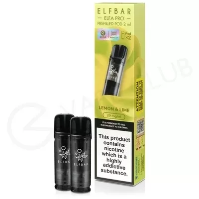 Lemon & Lime Elf Bar Elfa Pro Prefilled Pod