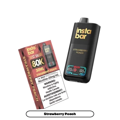 Insta Bar 80K – STRAWBERRY PEACH