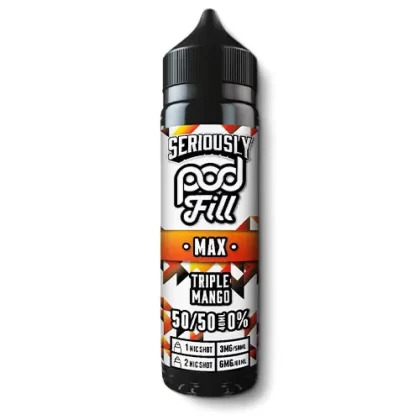 Triple Mango Shortfill by Seriously Pod Fill Max - 0 mg/ml (A53044)