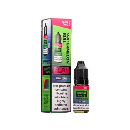Vapes Bars Ghost Watermelon Bull 10ml Nic Salt E-liquid
