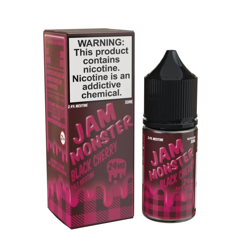 Jam Monster Salt - Black Cherry - 30ML E-Liquid