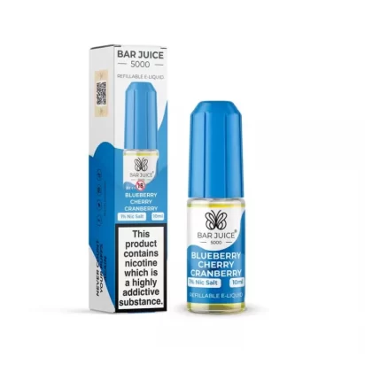 Bar Juice 5000 Salt Nicotine Blueberry Cherry Cranberry 10mg / 20mg - Vape Product, Vape Product