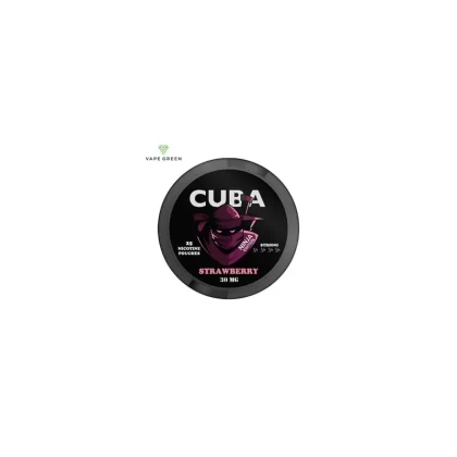Strawberry Ninja Nicotine Pouches by Cuba