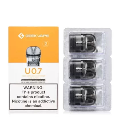 GeekVape U 2ML Replacement Pods - 0.7 Ohm, 1.1 Ohm