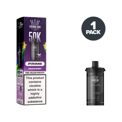Grape Berry Al Fakher Hypermax Prime 50K Refill Pack