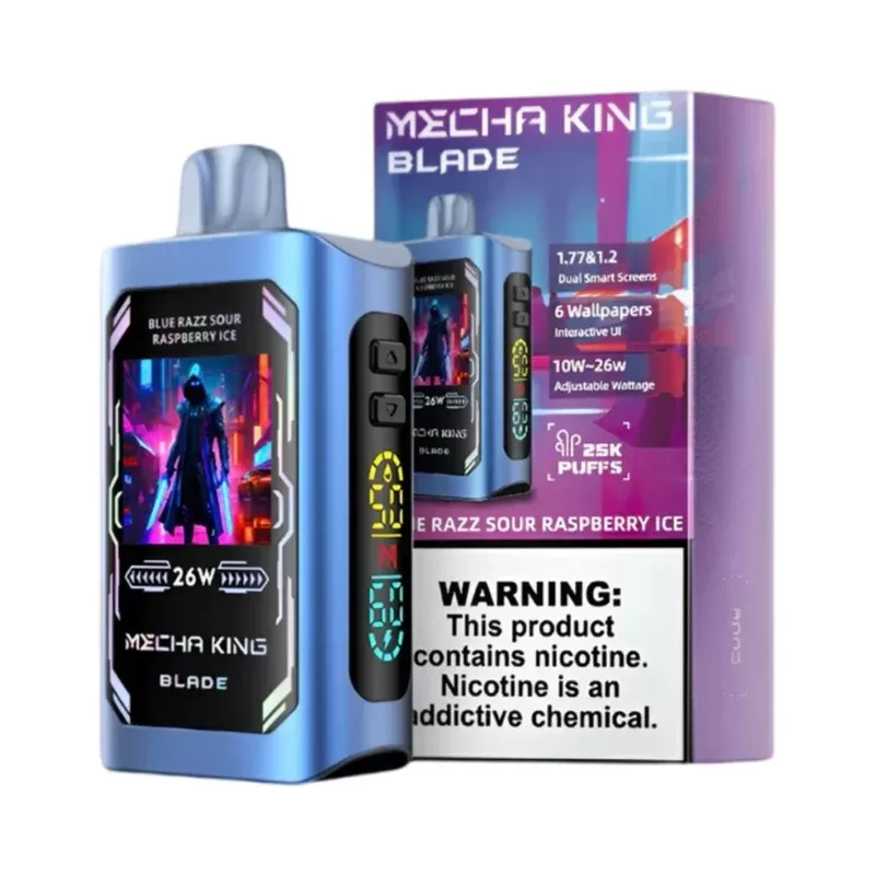 Blue Razz Sour Raspberry Ice – Mecha King – Blade 25000