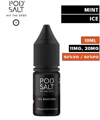 Ice Menthol Nic Salt E Liquid by Pod Salt Core - 11mg