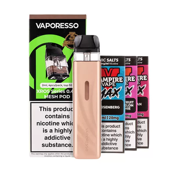 Vaporesso XROS 6 Mini Pod Kit Bundle - Plume Blue / 0.8ohm - Image 2