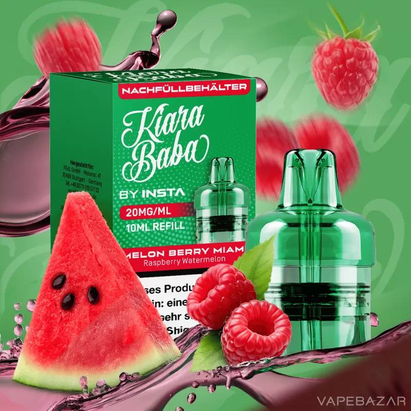 Kiara Baba Vape Pod – Melon Berry Miami - Himbeere / Wassermelone