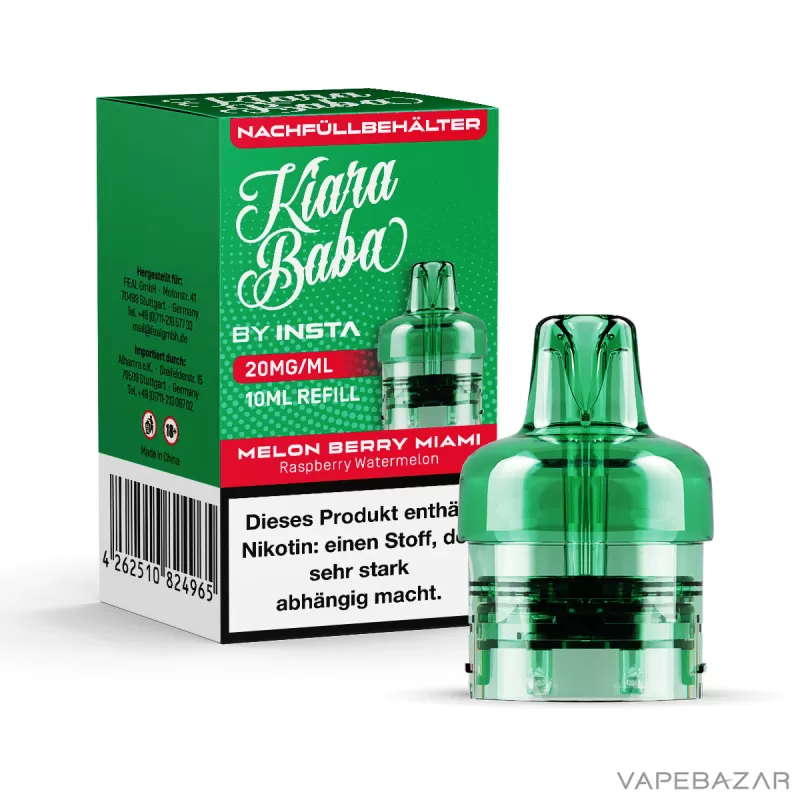Kiara Baba Vape Pod – Melon Berry Miami - Himbeere / Wassermelone - Image 3