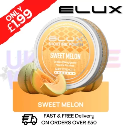 Sweet Melon Elux Legend Nicotine Pouches – ONLY £3.99