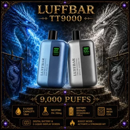 LUFFBAR TT9000 - Lemon Lime - Vapeciga