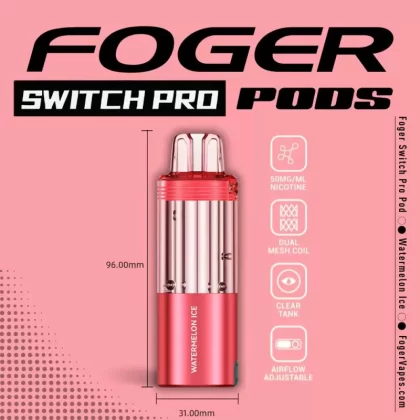 Foger Switch Pro Disposable POD ONLY Watermelon Ice