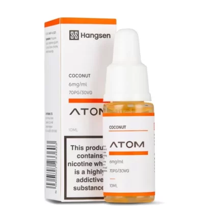 Coconut E-Liquid Atom Series by Hangsen (10ml) - 3mg