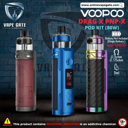 Voopoo Drag X Pnp-X Pod Kit (80W) - Sapphire Blue