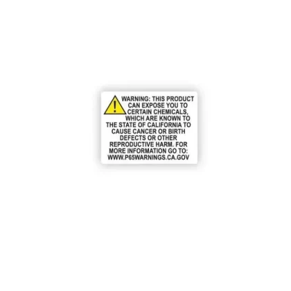 California | CA Marijuana Prop 65 Warning Label | 2″ X 1.5″ – 1000 Count