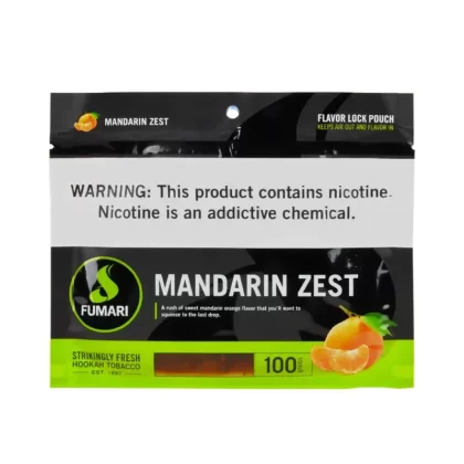 Fumari Hookah Tobacco Mandarin Zest - Size#100g (74081C)