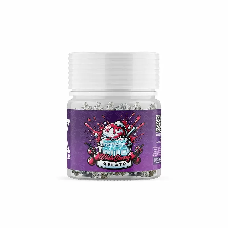 THCA FLOWER – XHALE – WHITE CHERRY GELATO – SNOW CAPS