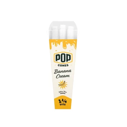 Pop Cones Ultra Thin 1 1/4″ – 6ct - BANANA CREAM, Strawberry Jam