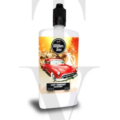 GANGSTERS JUICE CUT THROAT CUSTARD SHORTFILL E-LIQUID