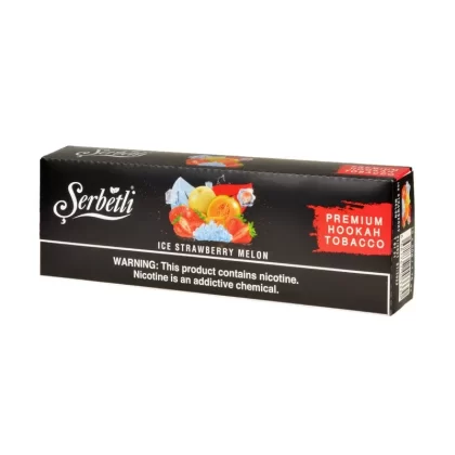 Serbetli Premium Hookah Tobacco Ice Strawberry Melon