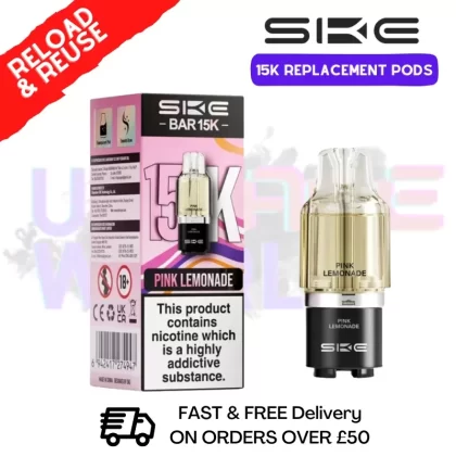 Pink Lemonade SKE 15K Replacement POD – £6.99
